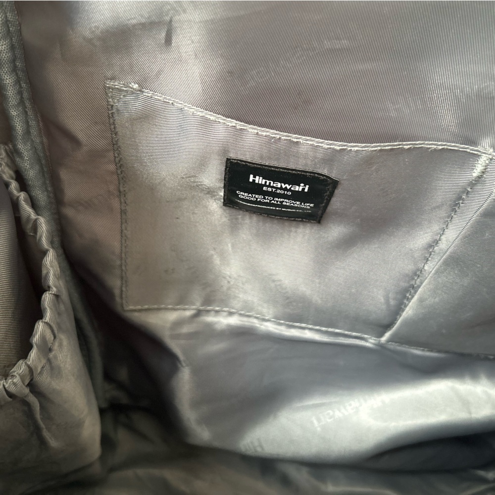 HIMAWARI Holly Daze 15” Waterproof Canvas Backpack-Out Of Stock on website. Gray - Picture 9 of 14